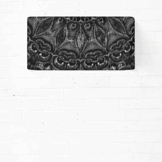 Bannière Mandala Charbon (Insitu)