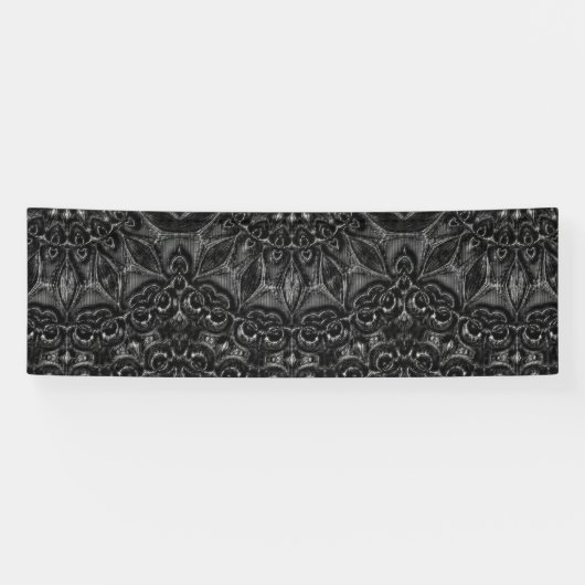 Bannière Mandala Charbon (Horizontal)