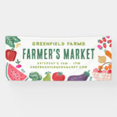 Bannière Marché de Producteurs Votre Nom d'Entrepr (Horizontal)