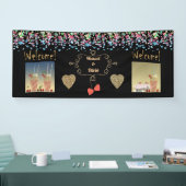 Bannière mariage, anniversaire, mariage (Salon professionnel)