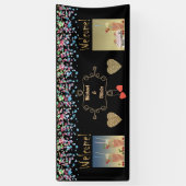 Bannière mariage, anniversaire, mariage (Vertical)