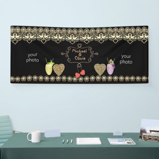 Bannière mariage, anniversaire, mariage (Salon professionnel)