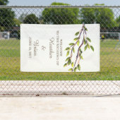 Bannière Mariage Branches brossées (En situation)