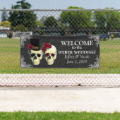 Bannière Mariage de mariée et de chambre à crâne s (En situation)