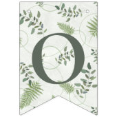 Bannière Mariage Eucalyptus & Fern Rings (Deuxième drapeau)