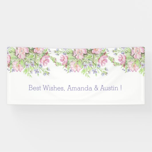 Bannière Mariage Floral (Horizontal)