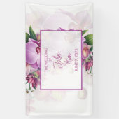 Bannière Mariage Orchidées Florales (Vertical)