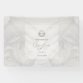 Bannière mariage thème Dauphin personnalisé (Horizontal)