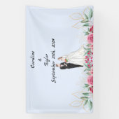 Bannière mariée, salle de réunion et fête de maria (Verticale)