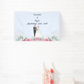 Bannière mariée, salle de réunion et fête de maria (Insitu)