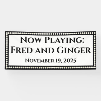 Bannière Marquee Mariage