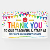 Bannière Merci de la semaine de reconnaissance des (Horizontal)