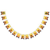 Bannière mignonne de fête d'anniversaire de T-Rex (Tout)