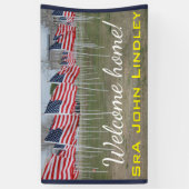 Bannière militaire à la maison bienvenue #2 (Vertical)