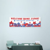 Bannière militaire patriotique personnalisée (Salon professionnel)