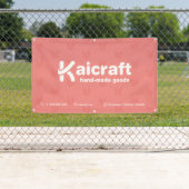 Bannière minimale pour l'art et l'artisanat (En situation)