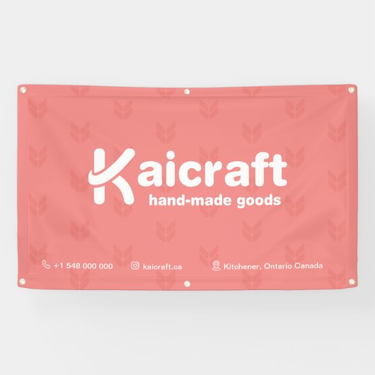 Bannière minimale pour l'art et l'artisanat (Horizontal)