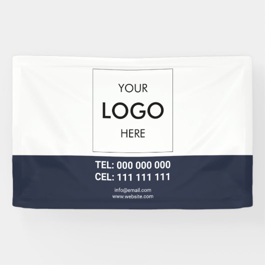 Bannière minimaliste d'entreprise moderne (Horizontal)