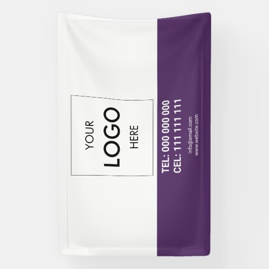 Bannière minimaliste d'entreprise moderne (Verticale)