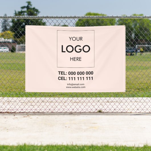 Bannière minimaliste d'entreprise moderne (Insitu)