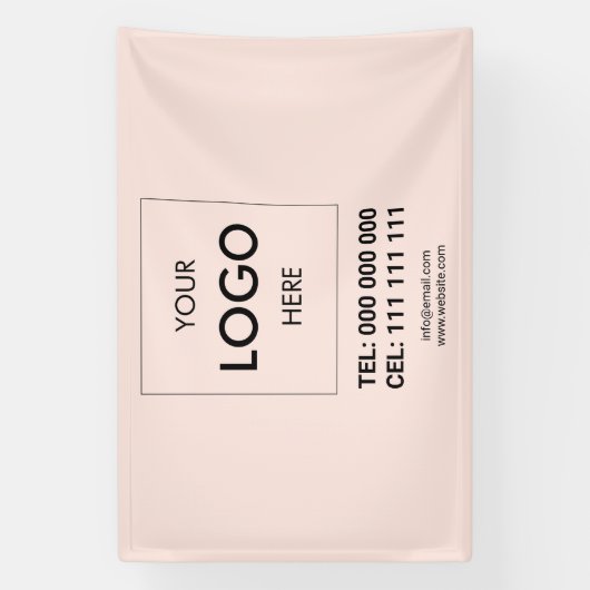 Bannière minimaliste d'entreprise moderne (Verticale)