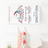 Bannière Modèle de réunion de famille en forme de  (En situation)