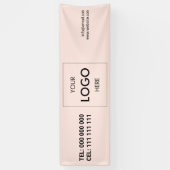 Bannière Moderne Minimaliste Logo (Vertical)