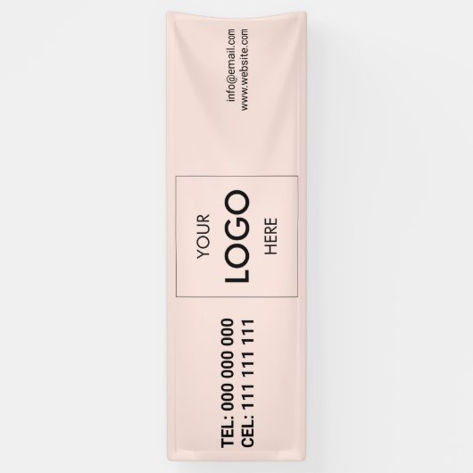 Bannière Moderne Minimaliste Logo (Vertical)