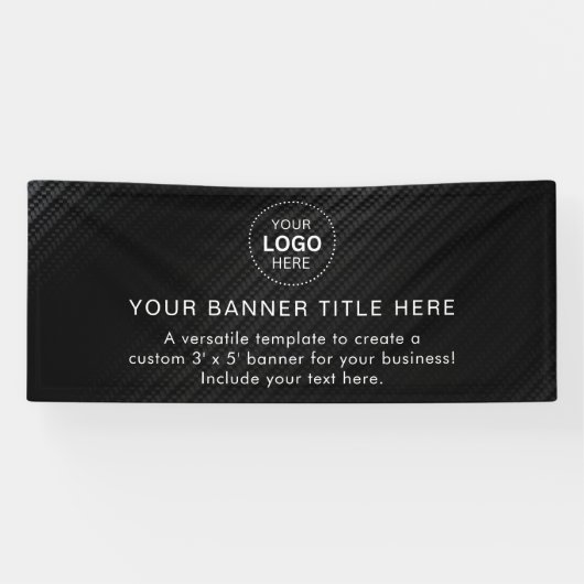 Bannière moderne professionnelle de 6' de logo d'e (Horizontal)