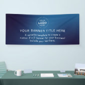 Bannière moderne professionnelle de 6' de logo d'e (Salon professionnel)