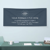 Bannière moderne professionnelle de 6' de logo d'e (Salon professionnel)