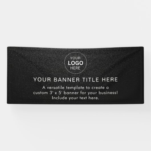 Bannière moderne professionnelle de 6' de logo d'e (Horizontal)