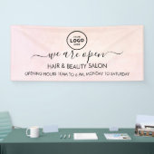 Bannière moderne professionnelle de logo d'entrepr (Salon professionnel)