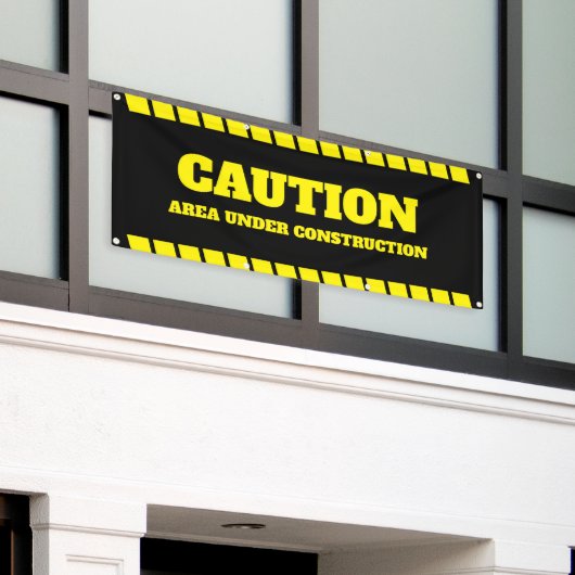 Bannière modifiable en cours de construction (Bâtiment extérieur)