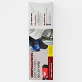 Bannière modifiable pour les services de lutte ant (Vertical)