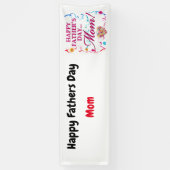 Bannière MOM Fête des pères heureuse (Vertical)