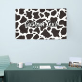 Bannière Motif de vache (Salon professionnel)