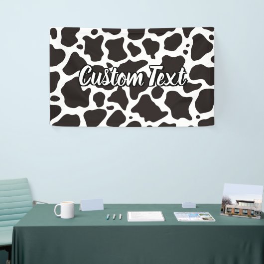 Bannière Motif de vache (Salon professionnel)
