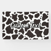 Bannière Motif de vache (Horizontal)