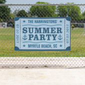 Bannière Nom, date et emplacement personnalisés "B (En situation)