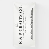 Bannière Nom de société personnalisée (Verticale)