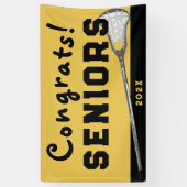 Bannière or Lacrosse pour les aînés (Vertical)