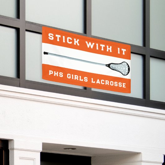 Bannière Orange de l'équipe de crosse (Bâtiment extérieur)