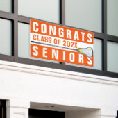 Bannière orange de nuit de Lacrosse (Bâtiment extérieur)