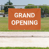 Bannière Orange Grand Ouverture (Insitu)