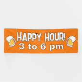 Bannière Orange Happy Hour (Horizontal)