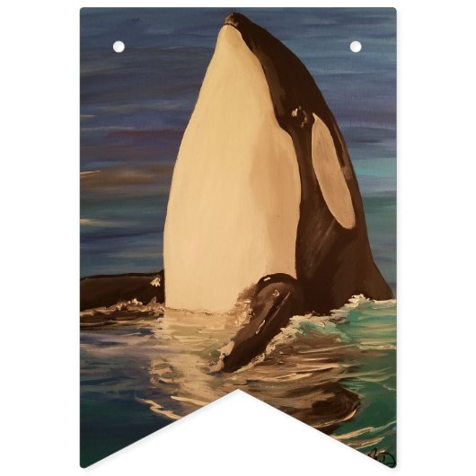 Bannière Orca Bunting (Premier drapeau)