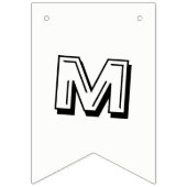 Bannière orientée de baby shower d'abeille - maman (Troisième drapeau)