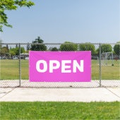 Bannière Ouverte Rose Clair (Insitu)