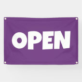 Bannière ouverte violette (Horizontal)